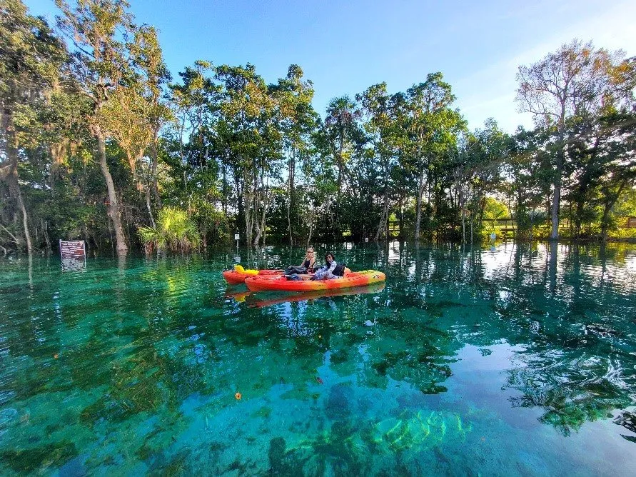 crystal clear Florida boating