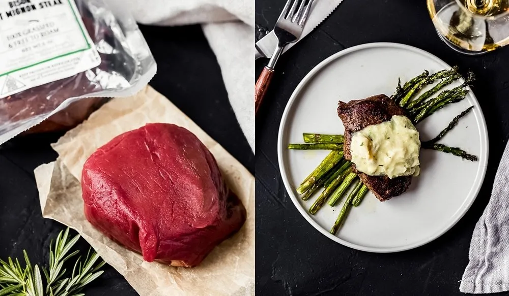 The Honest Bison recipes Filet Mignon Oscar